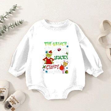 Discover funny character Ho Ho Ho Baby Romper Sweatshirts