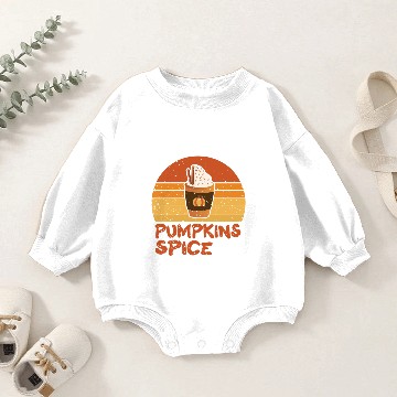 Discover Pumpkin Spice Af Season Fall Autumn Baby Romper Sweatshirts