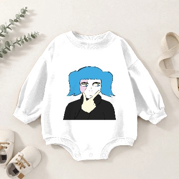 Discover sally tocxanh face Baby Romper Sweatshirts