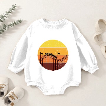 Discover Fun Fair Roller Coaster Amusement Park Baby Romper Sweatshirts