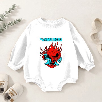 Discover Cyberpunk 2077 Baby Romper Sweatshirts