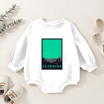 Discover Visit Tatooine Vintage Baby Romper Sweatshirts