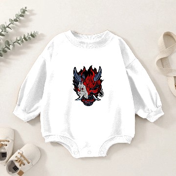 Discover Cyberpunk 2077 Baby Romper Sweatshirts