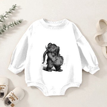 Discover Behemoth Monster Art Baby Romper Sweatshirts