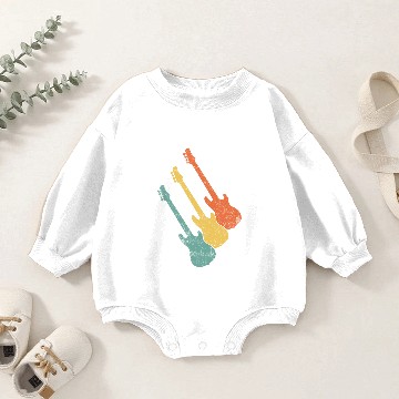Discover Guitar Guitarist Guitar Player Baby Romper Sweatshirts
