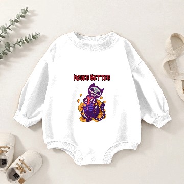 Discover Never better skeleton Baby Romper Sweatshirts
