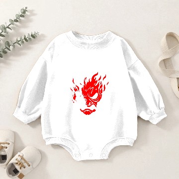 Discover Cyberpunk 2077 Baby Romper Sweatshirts