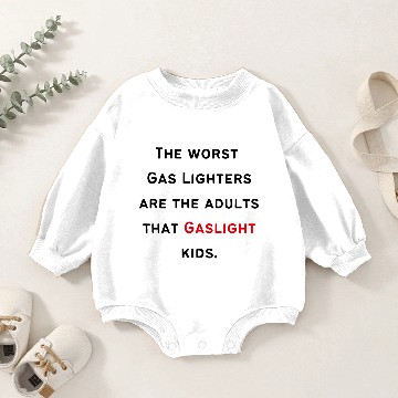 Discover Gaslighting Adults Baby Romper Sweatshirts