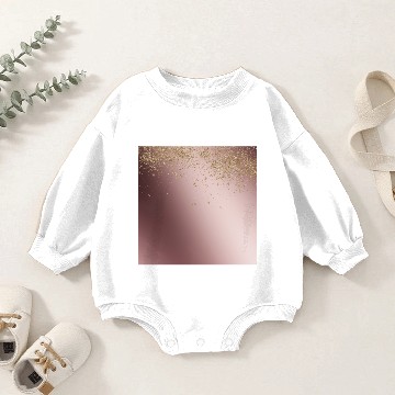 Discover Rose Gold Glitter Luxurious Baby Romper Sweatshirts