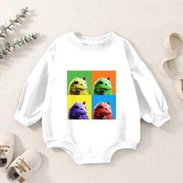 Discover Trash Possum Baby Romper Sweatshirts