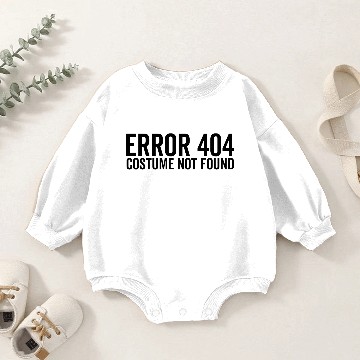 Discover Error 404 Costume Not Found Baby Romper Sweatshirts