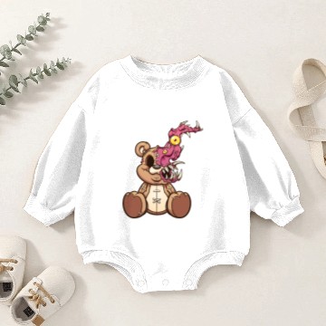 Discover Monster Teddy bear Baby Romper Sweatshirts