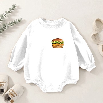 Discover Ok But First Chicken Sandwich Baby Romper Sweatshirts