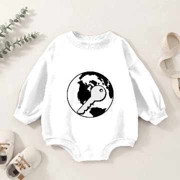 Discover Key the world Baby Romper Sweatshirts
