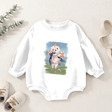Discover Genshin Impact Baby Romper Sweatshirts