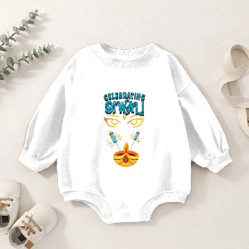 Discover Celebrating Diwali Baby Romper Sweatshirts