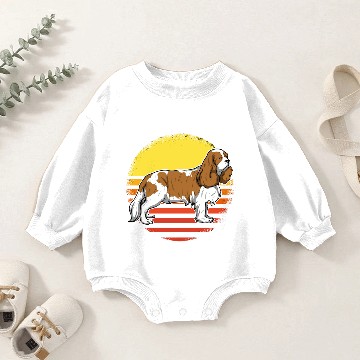 Discover Cavalier King Charles Spaniel Pullover Gift Women Baby Romper Sweatshirts