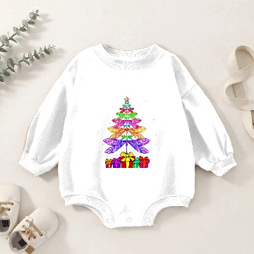 Discover Dragonfly Christmas Tree Baby Romper Sweatshirts Dragonflies Bugs I