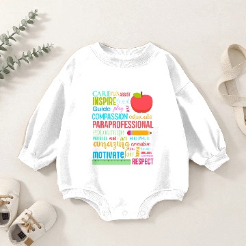 Discover Paraprofessional School Counselor Teacher Baby Romper Sweatshirts