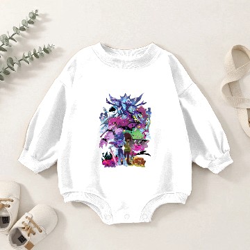 Discover Deltarune Adventure Essential Baby Romper Sweatshirts