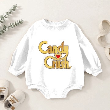 Discover candy crush Baby Romper Sweatshirts