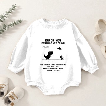 Discover Halloween Error 404 Costume Not Found Coding Progr Baby Romper Sweatshirts