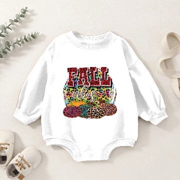 Discover Fall Vİbes Baby Romper Sweatshirts