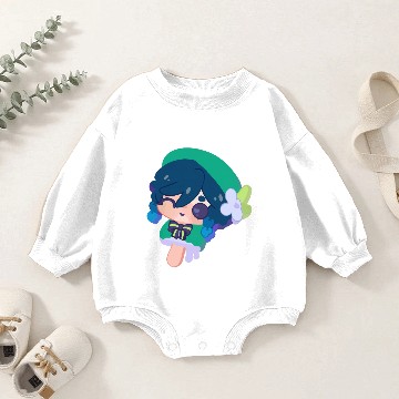 Discover Genshin Impact Baby Romper Sweatshirts