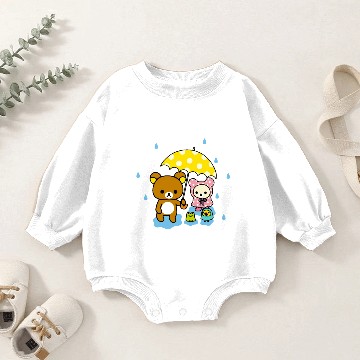 Discover Rilakkuma raining Baby Romper Sweatshirts