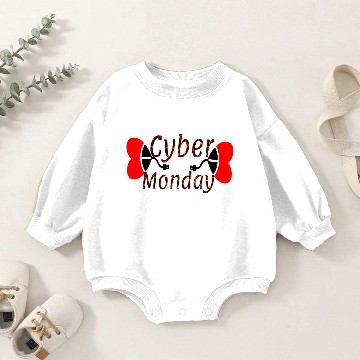 Discover Cyber Monday Baby Romper Sweatshirts