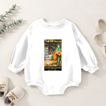 Discover Robot Halloween Earth Invasion Science Fiction Baby Romper Sweatshirts