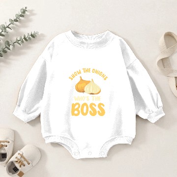 Discover Funny Onion Baby Romper Sweatshirts