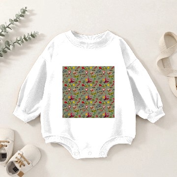 Discover Wizard and Witch Pattern | Magic Sorcery Conjuring Baby Romper Sweatshirts