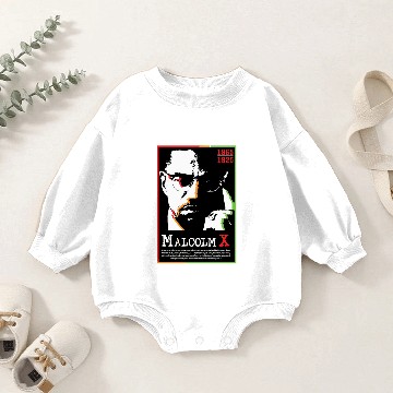 Discover Malcolm X Baby Romper Sweatshirts