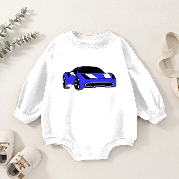 Discover Car blue gift idea Baby Romper Sweatshirts