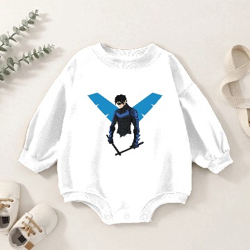 Discover Nightwing Baby Romper Sweatshirts