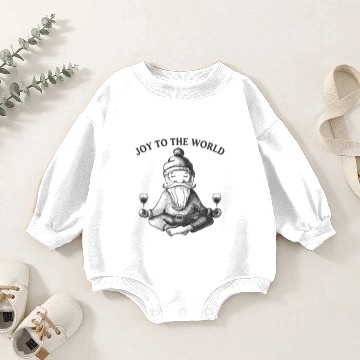 Discover Joy to the world Baby Romper Sweatshirts