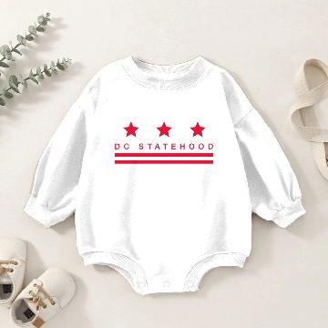 Discover Washington Dc Flag Dc Statehood Baby Romper Sweatshirts