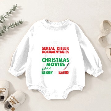 Discover Its Either Serial Killer Documentaries Christmas Baby Romper Sweatshirts