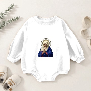 Discover Baby Romper Sweatshirts Holy Virgin Mary Baby Romper Sweatshirts