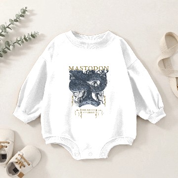 Discover Mastodon Hushed and Grim Snake Baby Romper Sweatshirts