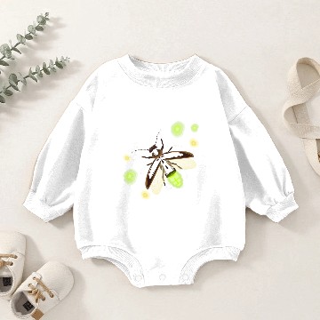 Discover Firefly Nature Camping Insect Baby Romper Sweatshirts