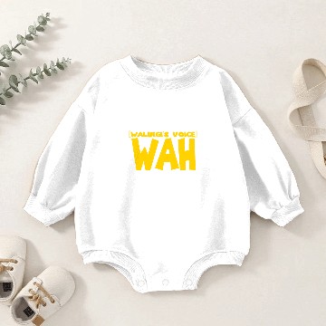 Discover Waluigi Voice Wah Baby Romper Sweatshirts