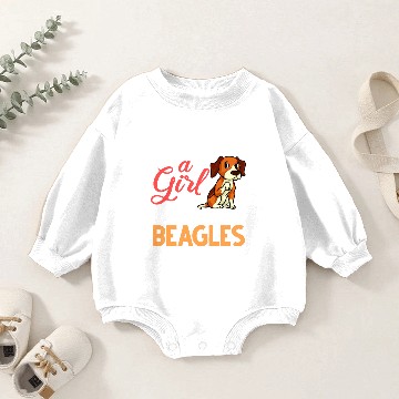 Discover Beagle Dog Puppies Owner Lover Baby Romper Sweatshirts