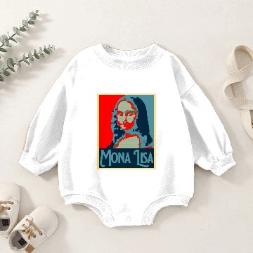 Discover Funny Mona Lisa Baby Romper Sweatshirts