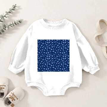 Discover Seashells Navy Blue Beach Conch Collector Summer Baby Romper Sweatshirts