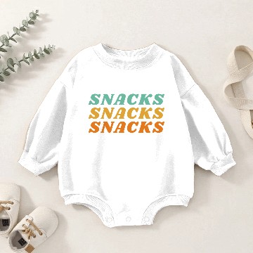 Discover Snacks Snacks Snacks Baby Romper Sweatshirts