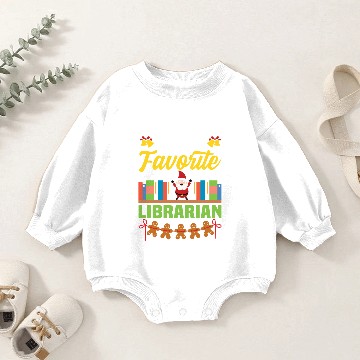 Discover Librarian Christmas Library Books Baby Romper Sweatshirts