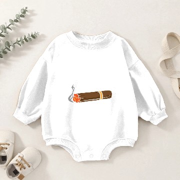 Discover Cigars Tap That Ash Funny Joke Baby Romper Sweatshirts