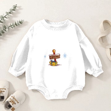 Discover Holidays To North Pole Baby Romper Sweatshirts